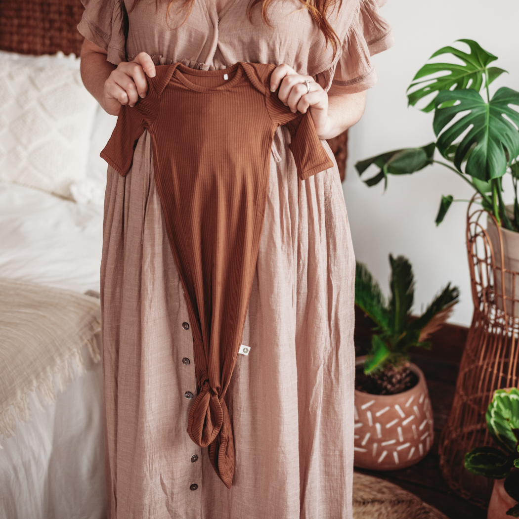 Shedo Lane - Wholesale Swaddle Set - Baby - Mother Earth Brown Bamboo Baby Swaddle 3 Piece Set11