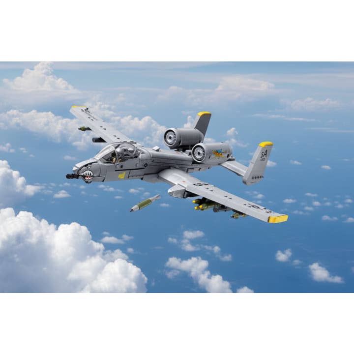 Sluban North America - Wholesale Building Set - Kids - Sluban A-10 Warthog Fighter Jet Building block set - B13625