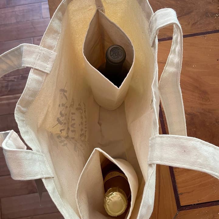 Mercantile 12 - Wholesale Tote Bag - Unisex - Custom SQUARES 10 oz. Natural Canvas Tote Bag with Pockets6