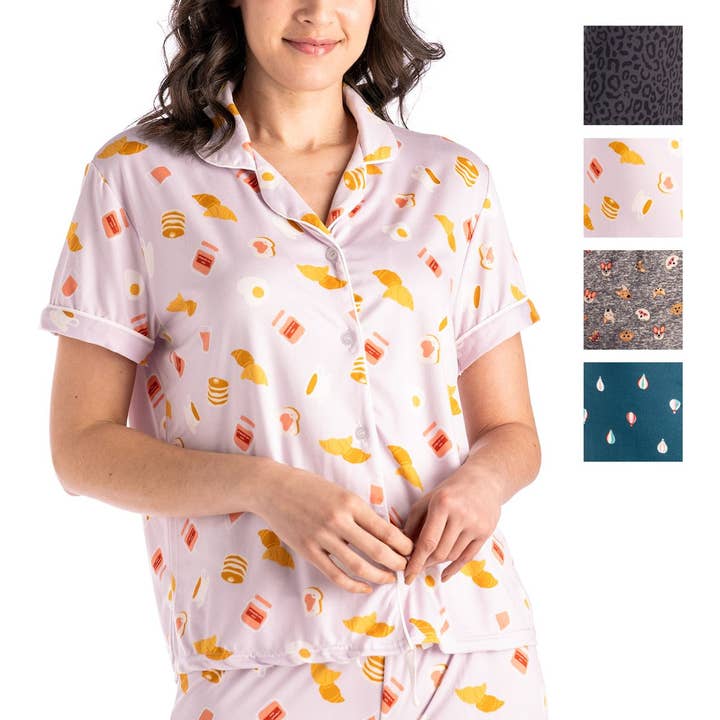 Hello Mello Carried Away Pajama Lounge Tops Open Stock for wholesale by DM Merchandising