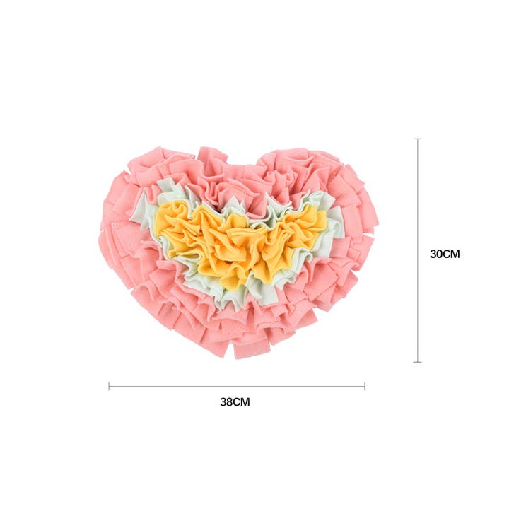 Cheerhunting - Wholesale Pet Food Mat - Dog - Snuffy - Heart-Shaped Snuffle Mat