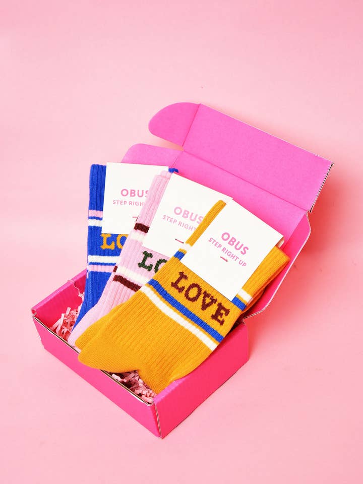 Boîte de Chaussettes Love Obus pour la vente par Obus