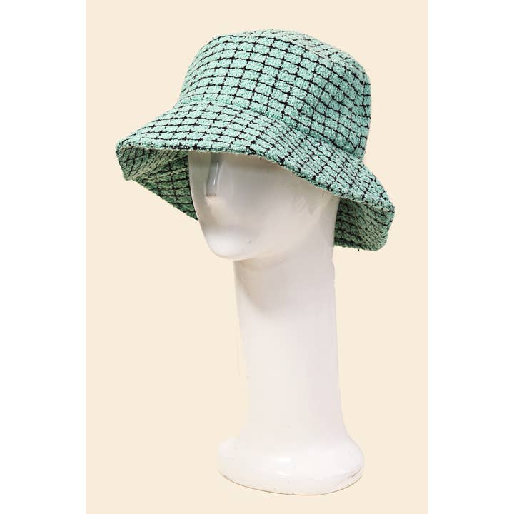 Checkered Pattern Bucket Hat for wholesale by Anarchy Street