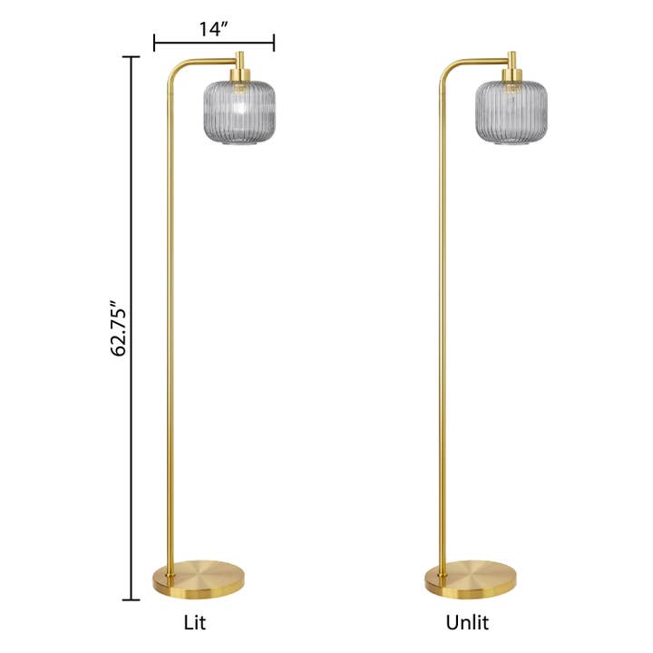 River of Goods - Wholesale Floor Lamp - 63"H Rowan Globe Shade Floor Lamp25