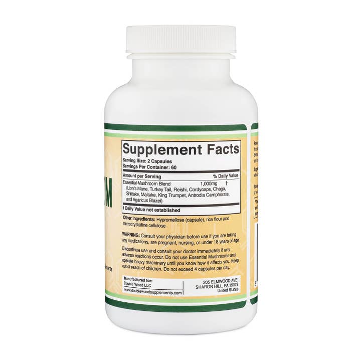 Double Wood Supplements - Wholesale Oral Supplement/Vitamin - Mushroom Max