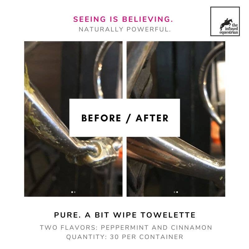 The Infused Equestrian – Condicionador de cavalo por atacado – puro. Um pouco de limpeza3