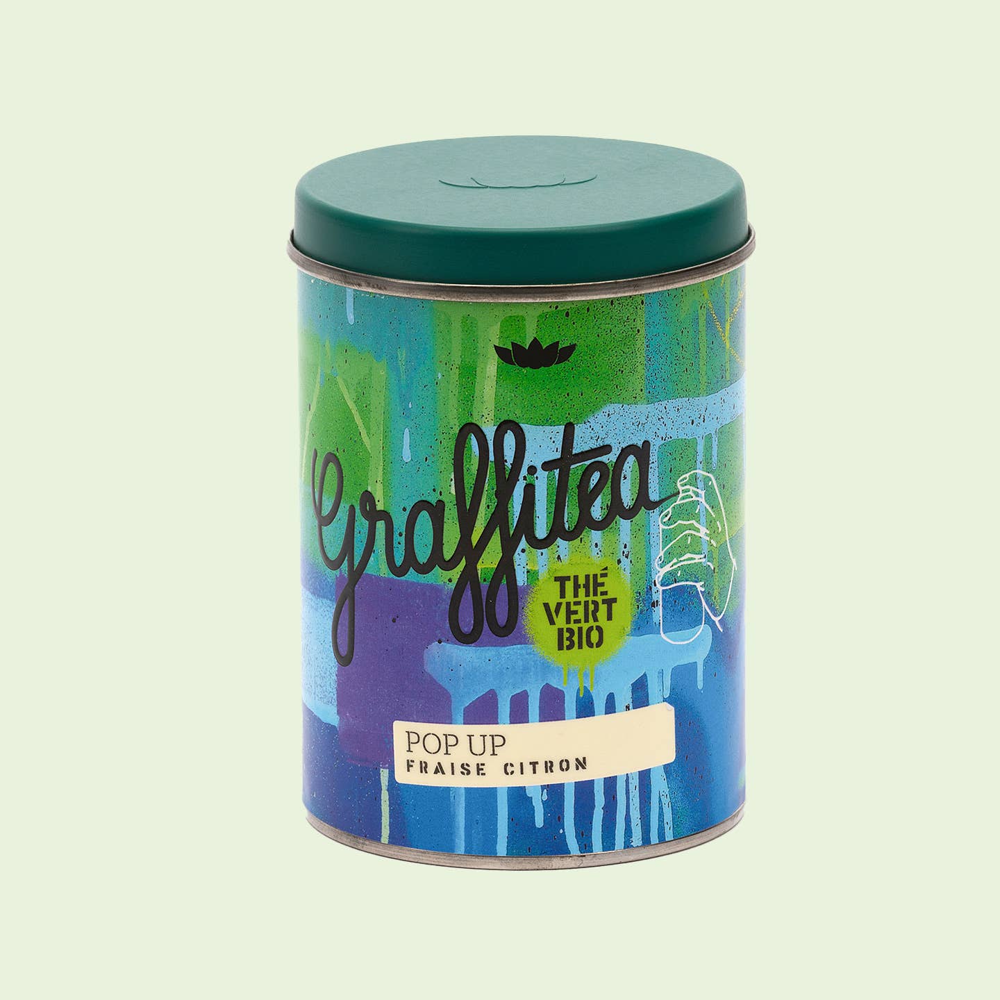 PROVENCE D'ANTAN - Vendita all'ingrosso Tisane salutari e depurative - Tè verde Fragola Limone Bio* Pop up - scatola da 70g / Sfuso