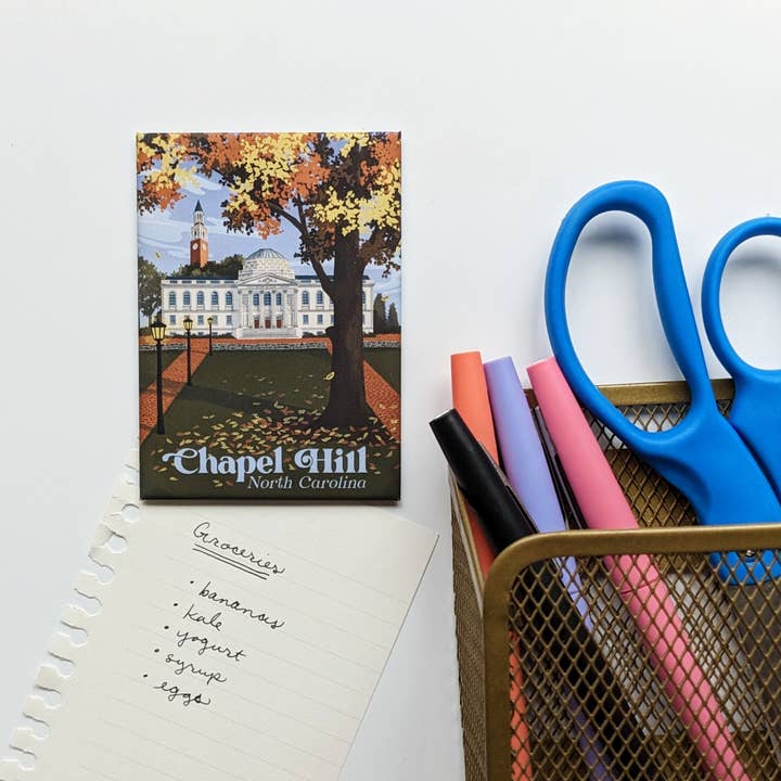 Papermill Creative - Wholesale Magnet - Chapel Hill North Carolina UNC Souvenir Magnet