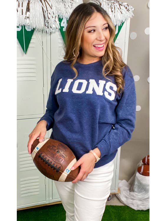 Sugar Stitch - Wholesale Graphic Sweatshirt - Women's - Soft Chenille Custom Mascot Sweatshirt