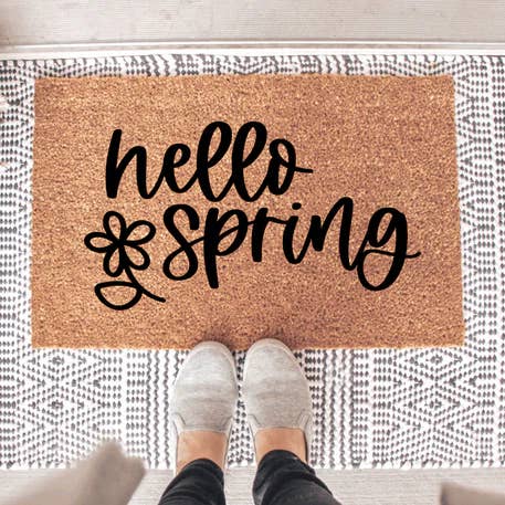 Bonjour Printemps pour la vente par The Doormat Company