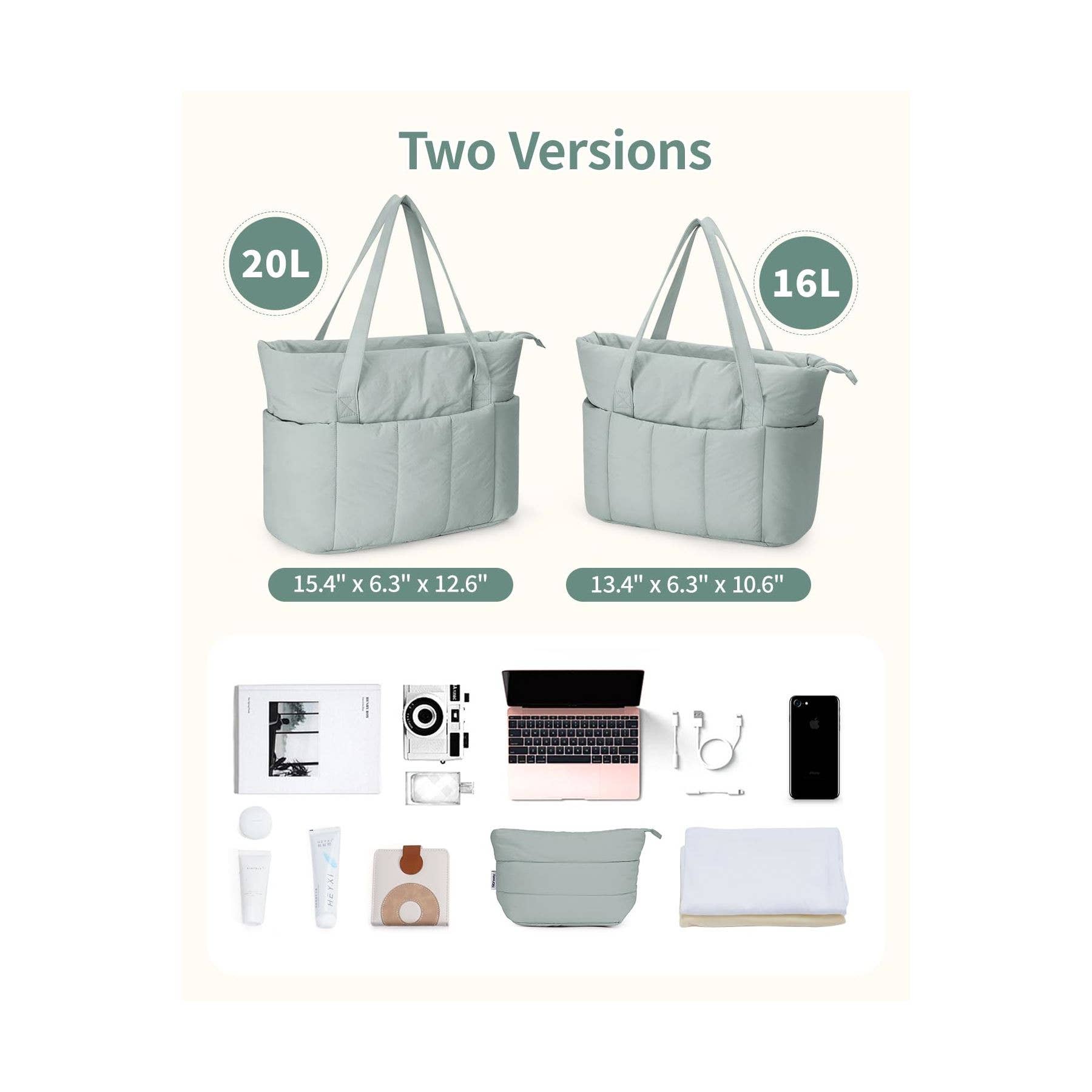 NARWEY INC - Vendita all'ingrosso Borsa tote - Donna - Borsa da viaggio Narwey Puffer per donne, adatta come bagaglio a mano.20