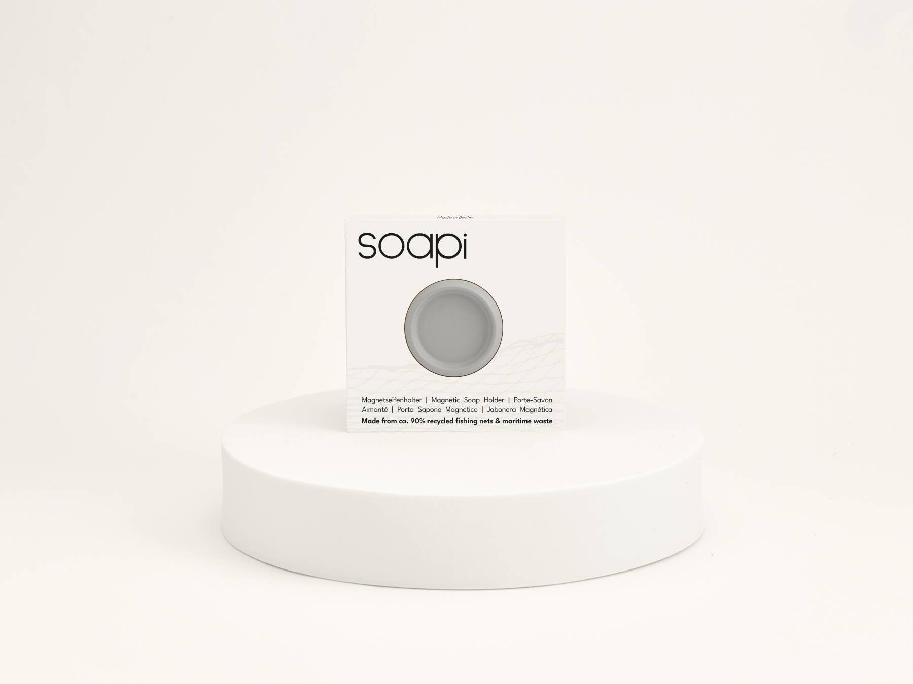 Soapi – wholesale Bath soap dish – Soapi Magic Soap Holder: made from 90% recycled fishing nets2