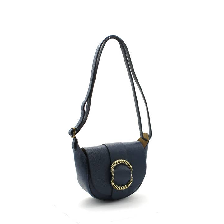 Vimoda - Wholesale Shoulder Bag - Women's - Cowhide leather shoulder bag with buckle 1