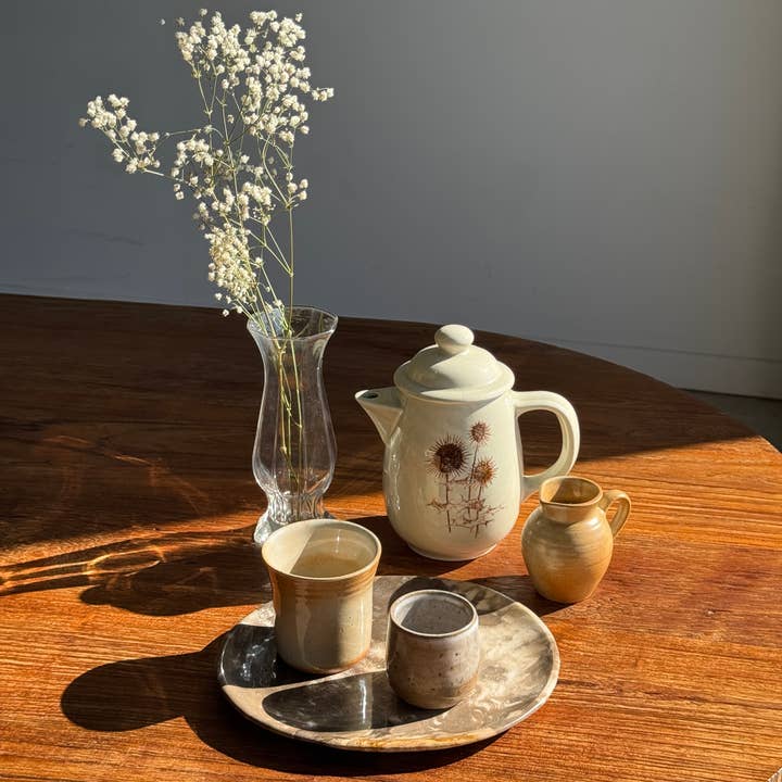 Office Objets - Wholesale Tea Pot - Sarreguemines teapot with thistle patterns H2014