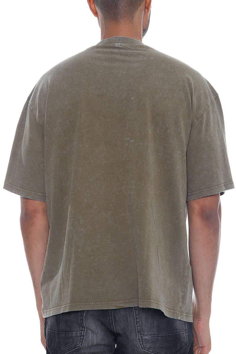 WEIV - Wholesale T-Shirt - Men's - River Dye Drop Shoulder Tee5