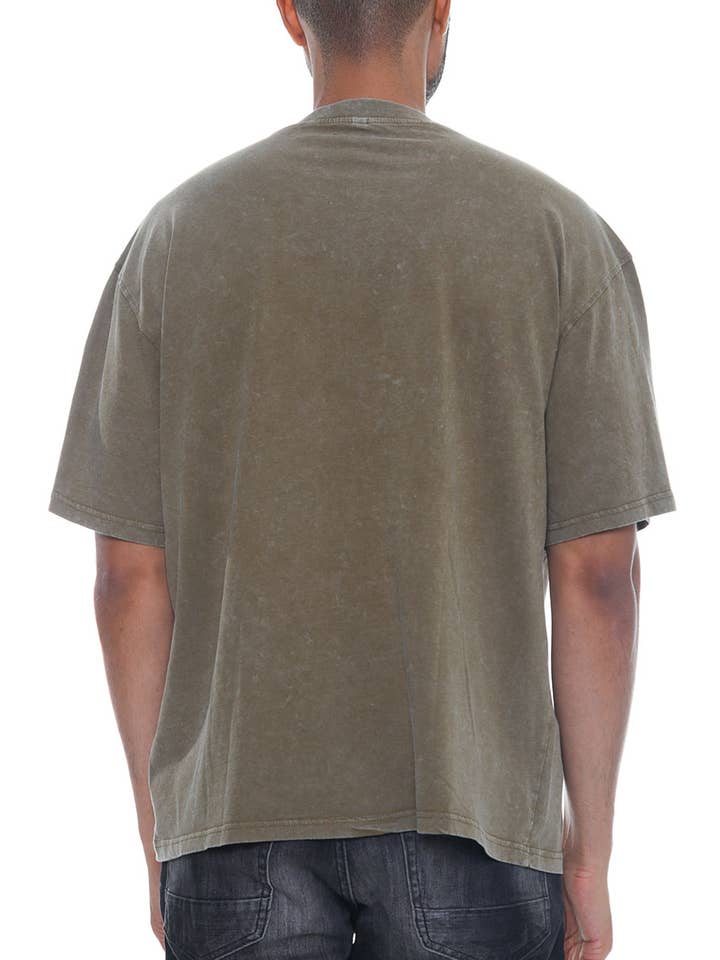 WEIV - Wholesale T-Shirt - Men's - River Dye Drop Shoulder Tee3