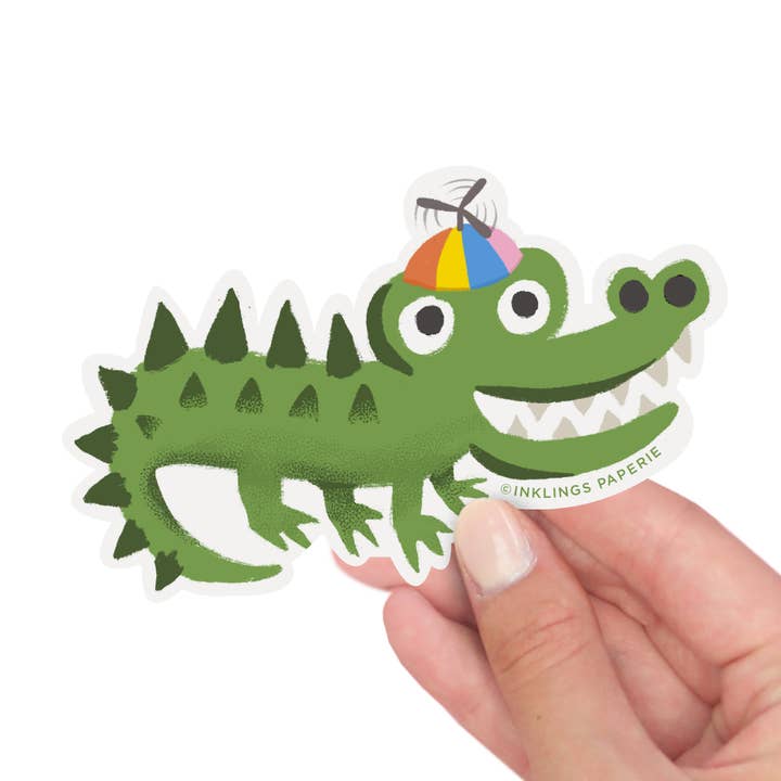 Adhesivo de vinilo - Cocodrilo para venta al por mayor de Inklings Paperie