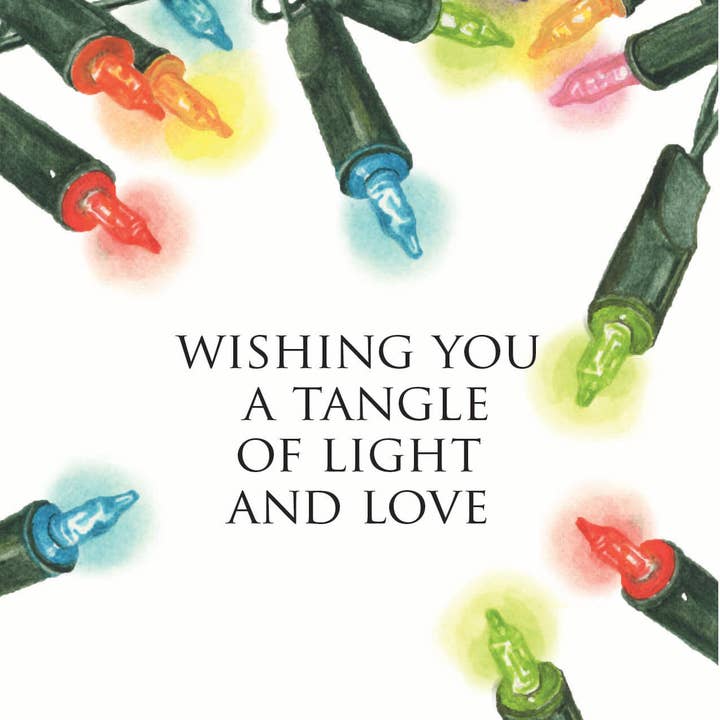 Karen Ritz Cards - Wholesale Season's Greetings Card - Tangle of Light and Love Holiday Card