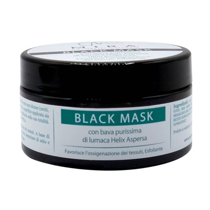 Black Mask con Bava di Lumaca per la vendita all'ingrosso da parte di Mira Cosmetici Naturali