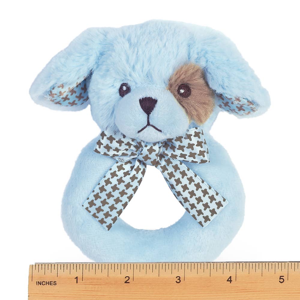 Bearington Collection - Wholesale Handheld Rattle - Baby - Lil' Waggles Puppy Dog Ring Rattle1