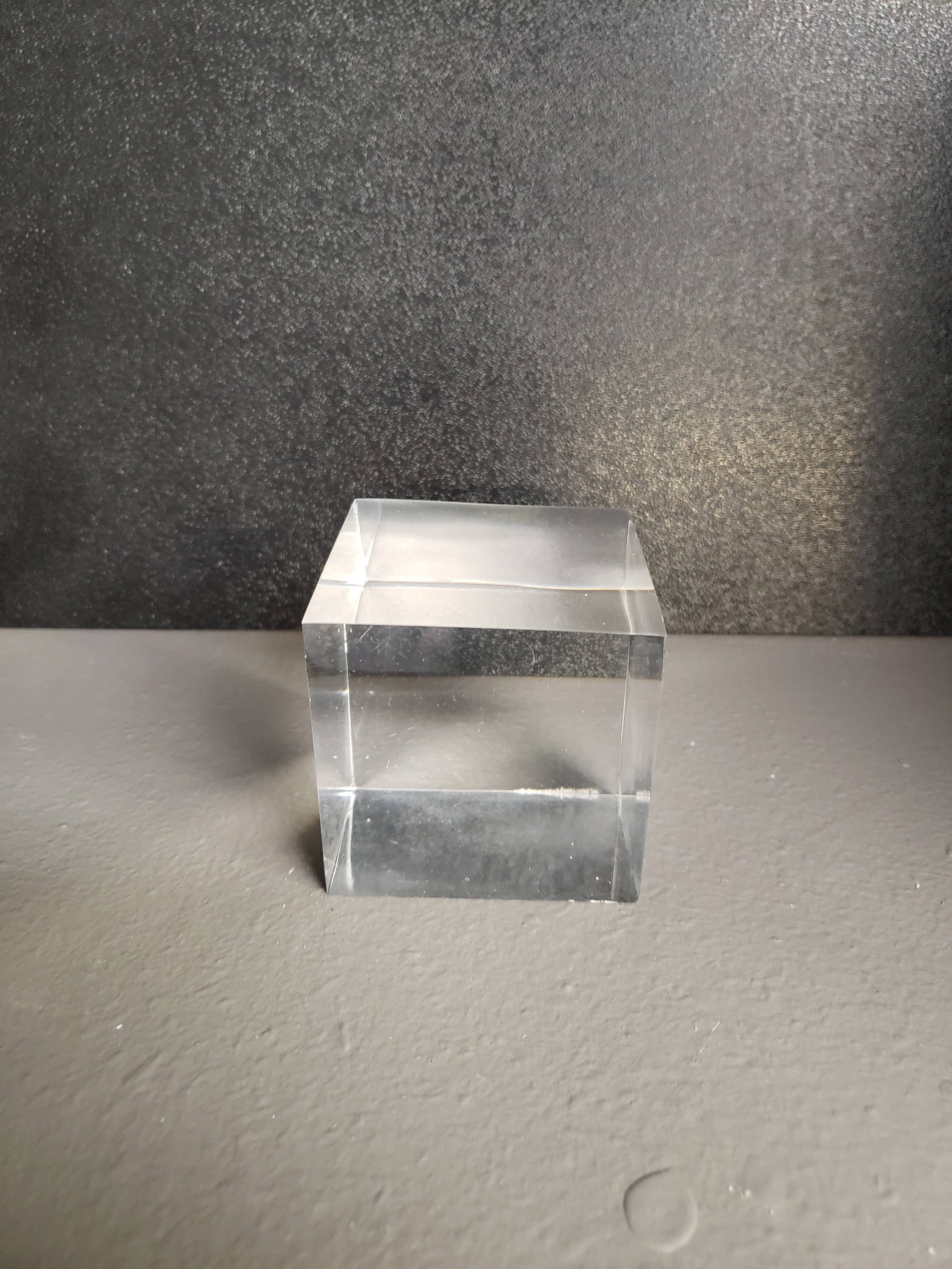 Plasticmart - Wholesale Craft Supplies - Acrylic Cubes Solid, 1.25" , 10 Pack0