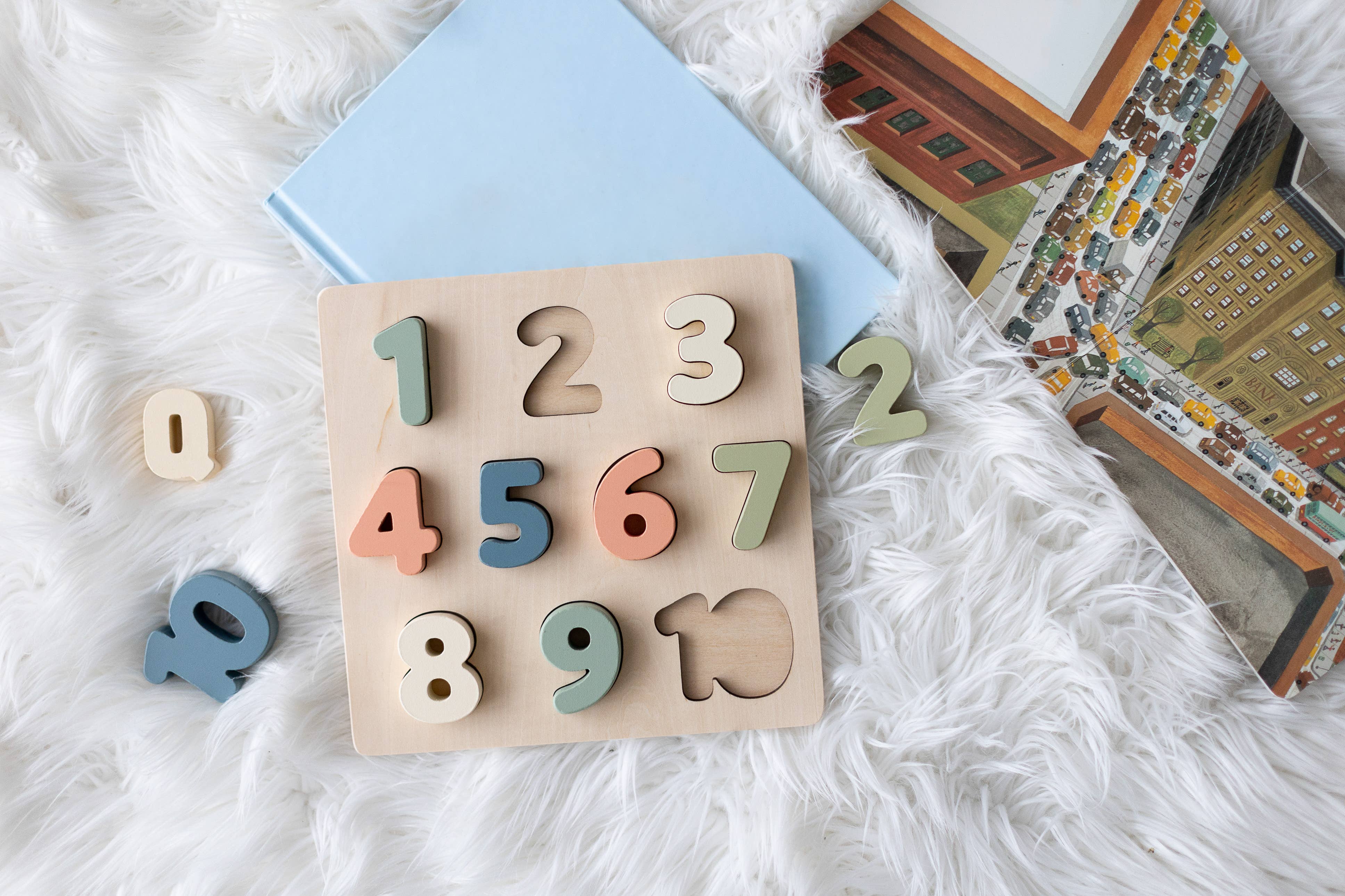Pearhead - Wholesale Puzzle - Kids - Wooden Numbers Puzzle, Montessori Learning Toy4