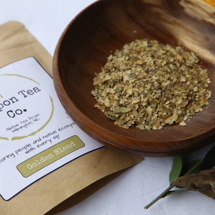 Wild Harvested Yaupon – Golden Blend for wholesale by Yaupon Tea Co. LLC