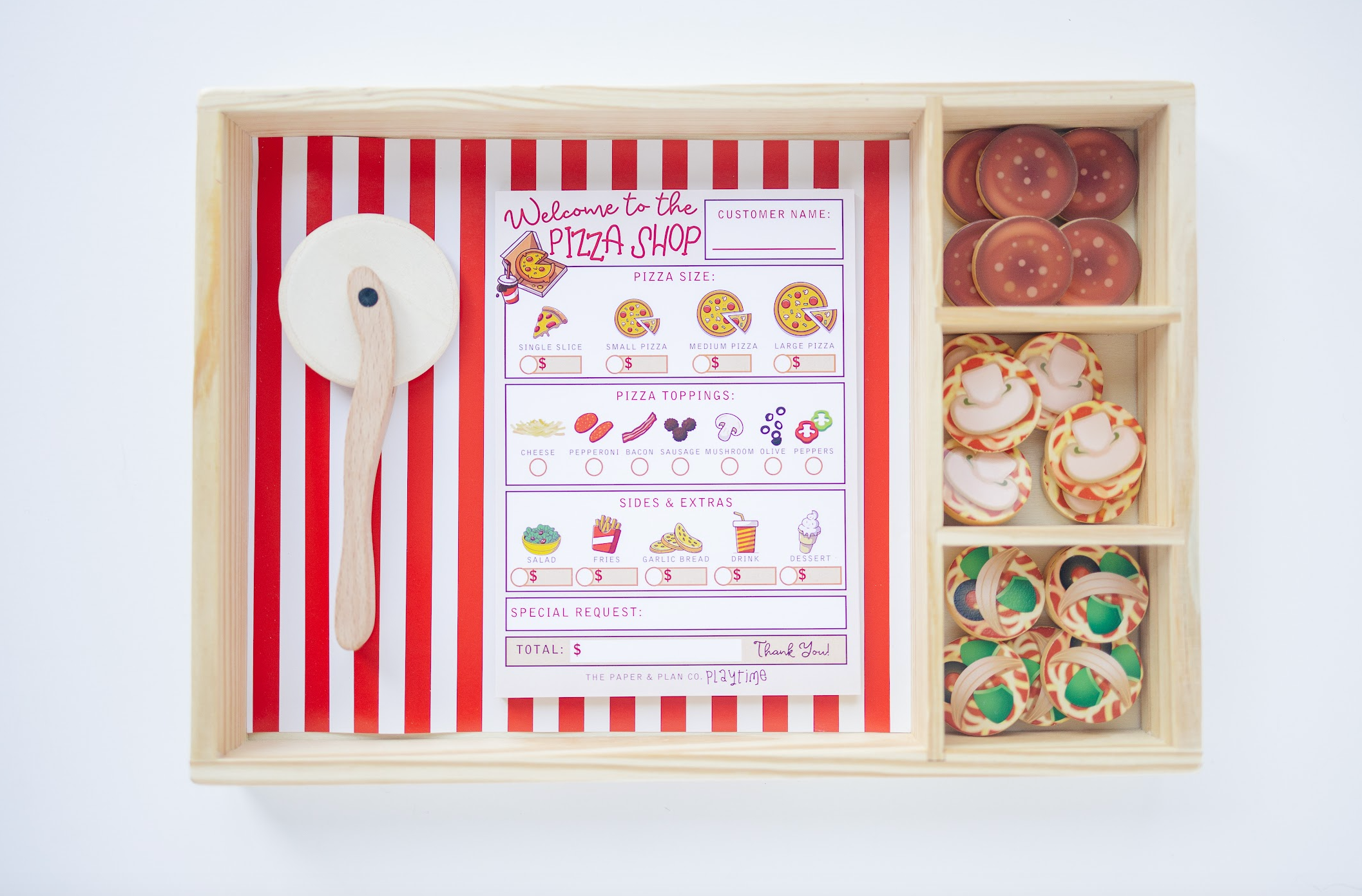 The Paper and Plan Co. - Wholesale Coloring & Activity Book - Kids & Baby - Pizza Shop Playtime Pad®1