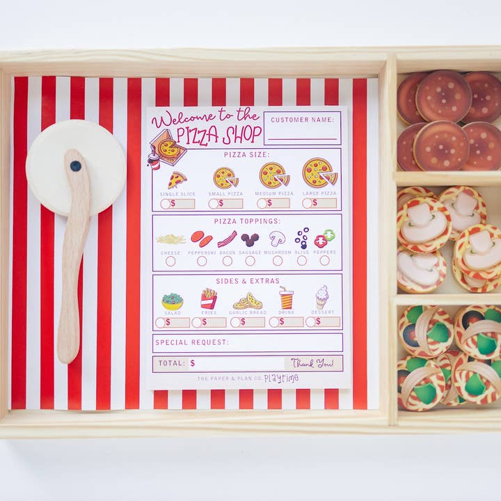 The Paper and Plan Co. - Wholesale Coloring & Activity Book - Kids & Baby - Pizza Shop Playtime Pad®1