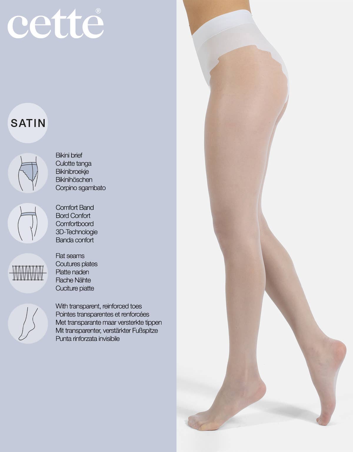 Cette – wholesale Tights - Dam – Genomskinliga strumpbyxor 20 DEN, Bari16