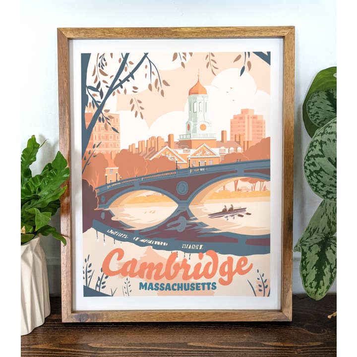 Kat Maus Haus Illustration - Wholesale Art Print - Cambridge, Massachusetts Print1
