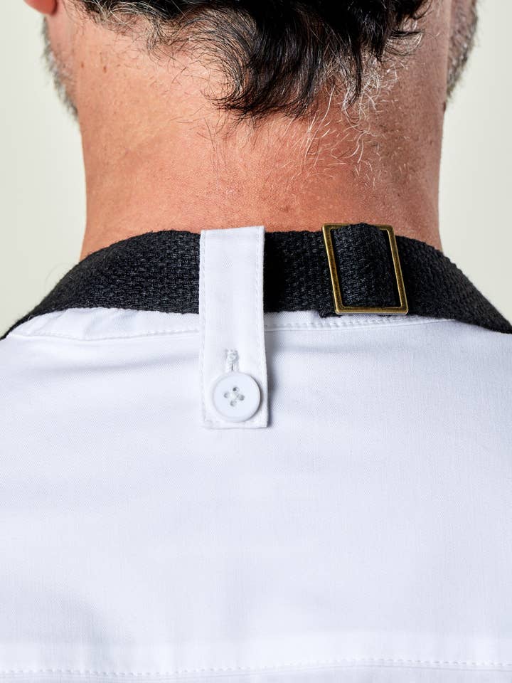 BlueCut - Wholesale Button Down Shirt - Men's - Greyson Chef Coat- Fine Twill-Unisex5