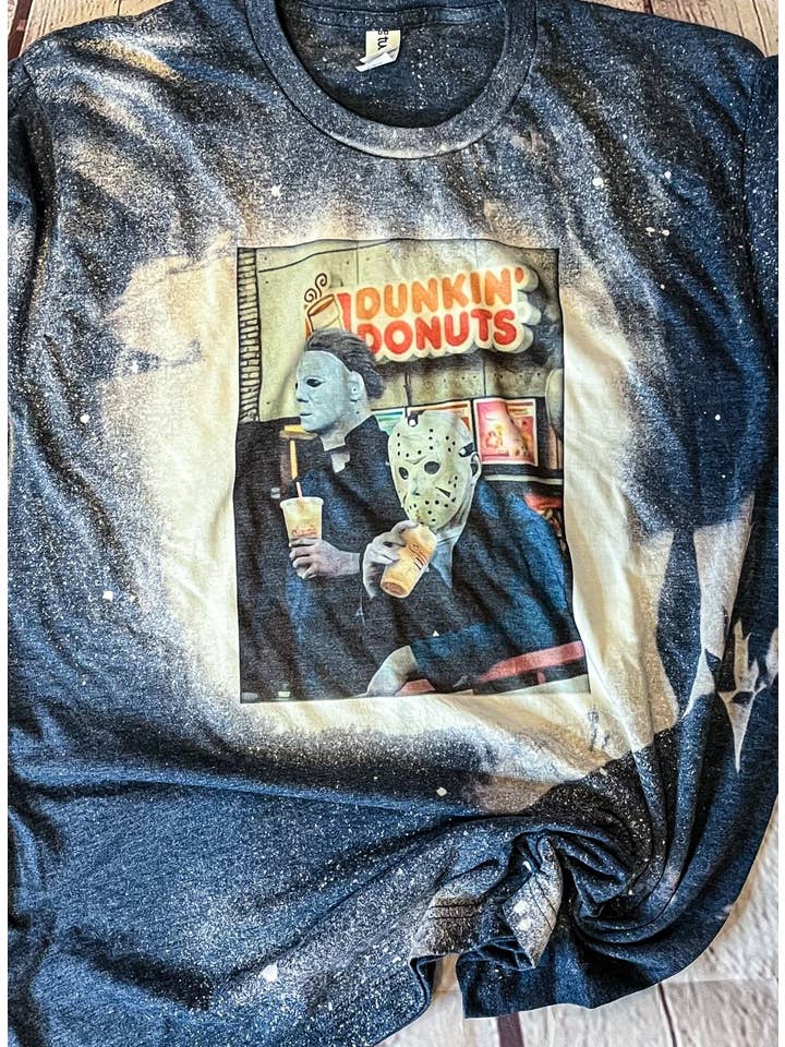 MM Custom Apparel – wholesale Screen printed t-shirt – Women′s – Halloween Vibes Tee {navy}2