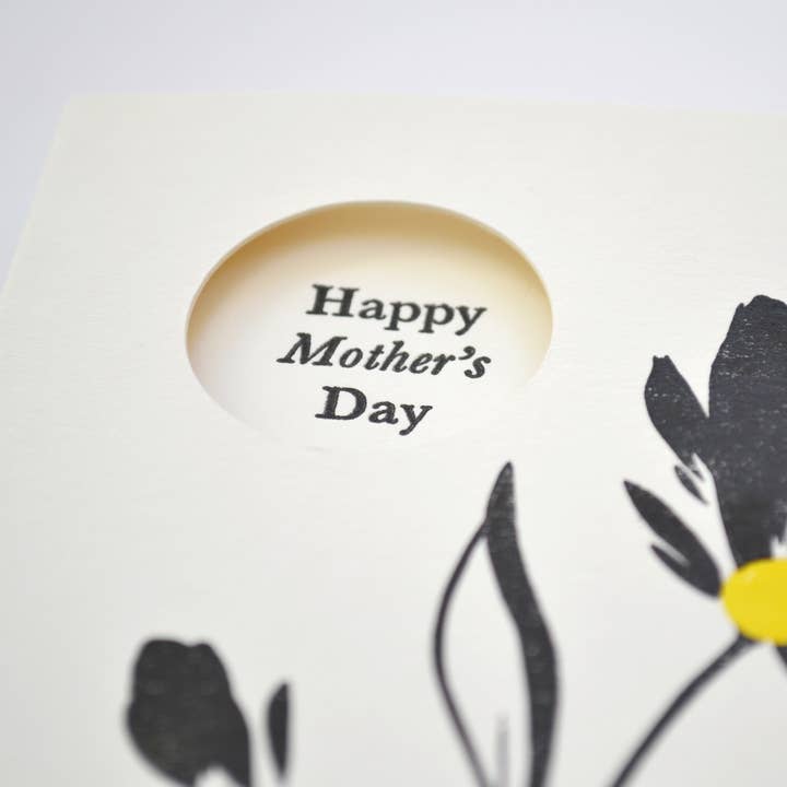 Alex & Olive - Wholesale Mother's Day Card - Floral Mother's Day Handcrafted Card - Letterpress Printed 1