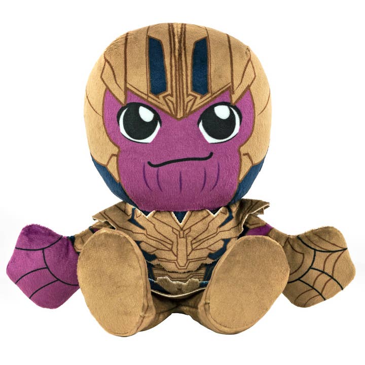 Uncanny Brands - Wholesale Stuffed/Plush Toy - Kids & Baby - Bleacher Creatures Marvel Thanos 8" Kuricha Sitting Plush