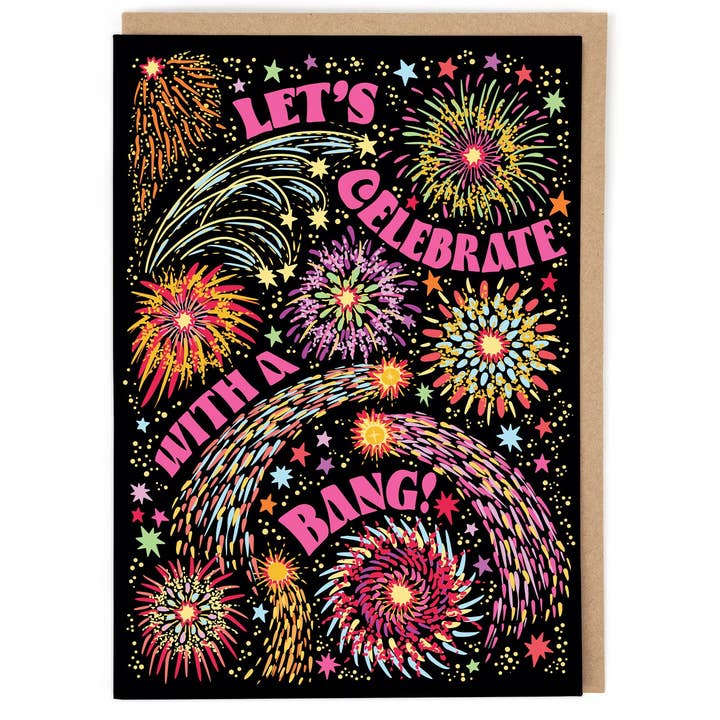 Cath Tate Cards - Wholesale Congratulations Card - FIREWORKS