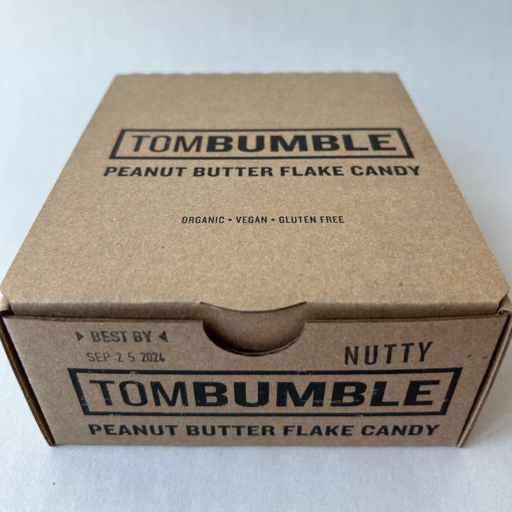 Oregon Bark - Wholesale Chocolate Bar - Tom Bumble Nutty Candy Bar - Peanut Butter Flake & Chocolate