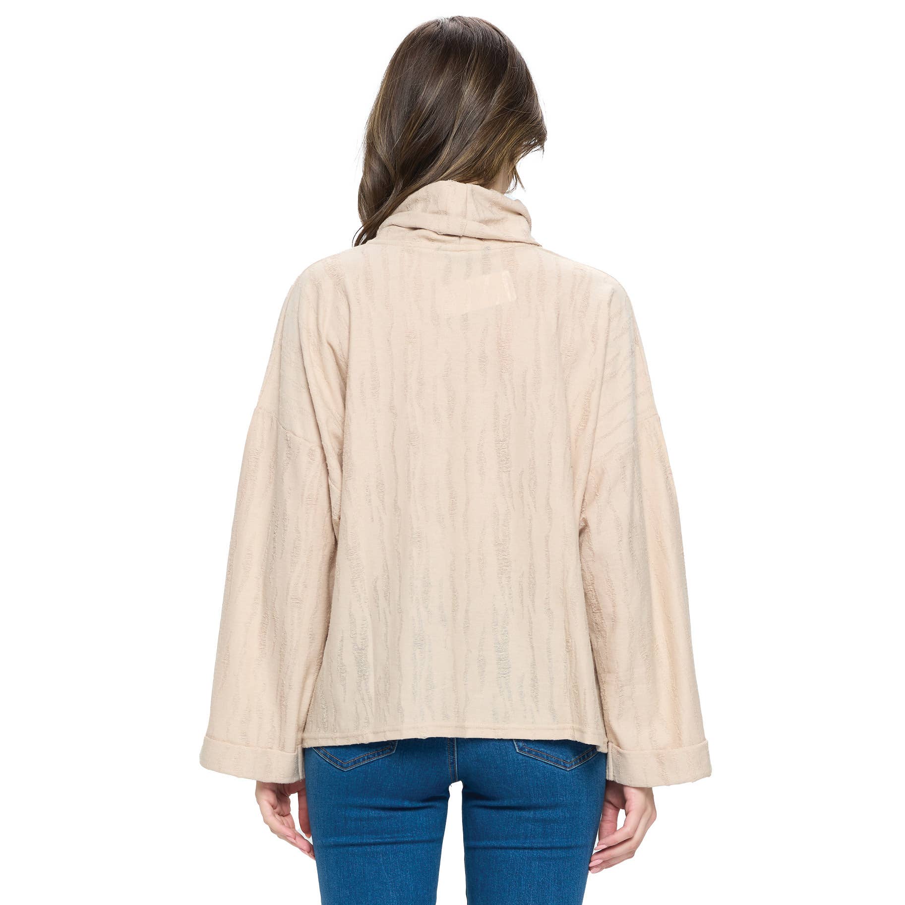 Yak & Yeti - Wholesale Tunic - Women's - SALE  Top Cowl Neck Ripped1