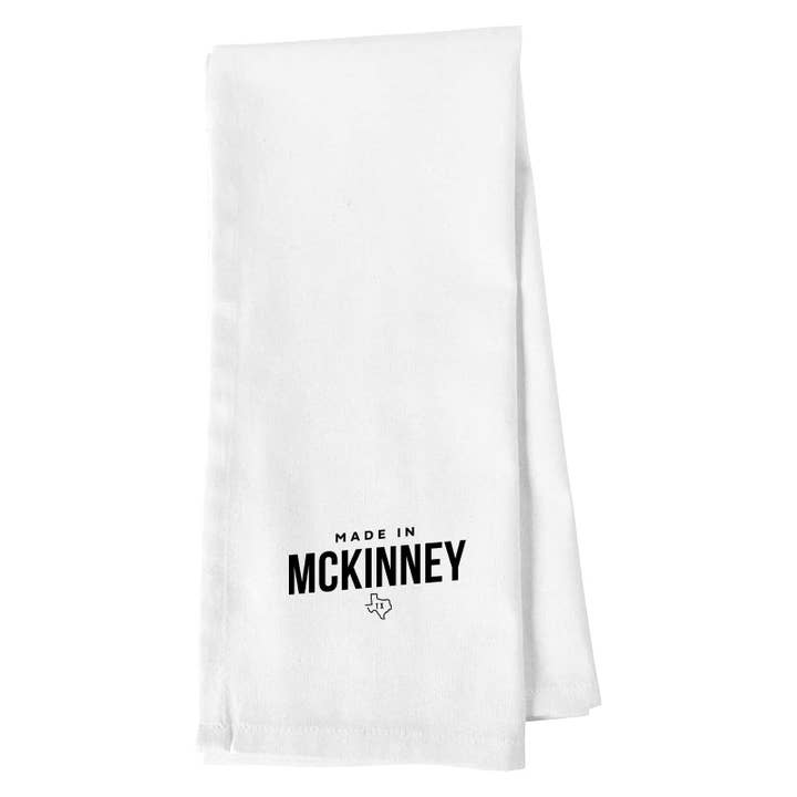 McKinney Texas Dish Towel for wholesale by Made in Texas Co.