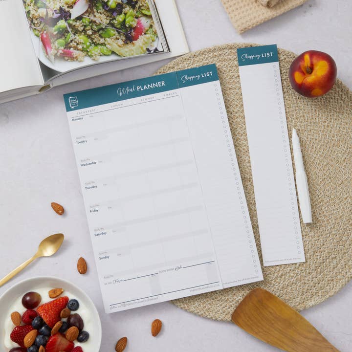 Perfect Planner Company - Wholesale Planner - Meal Planner Magnetic Pad - Teal1