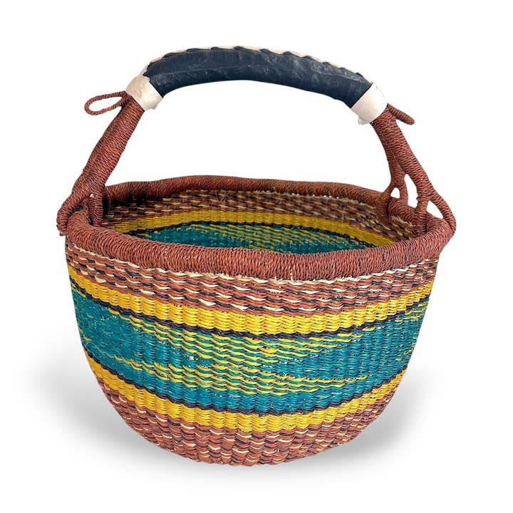 Round Storage Basket for wholesale by Ti-a Woven Goods