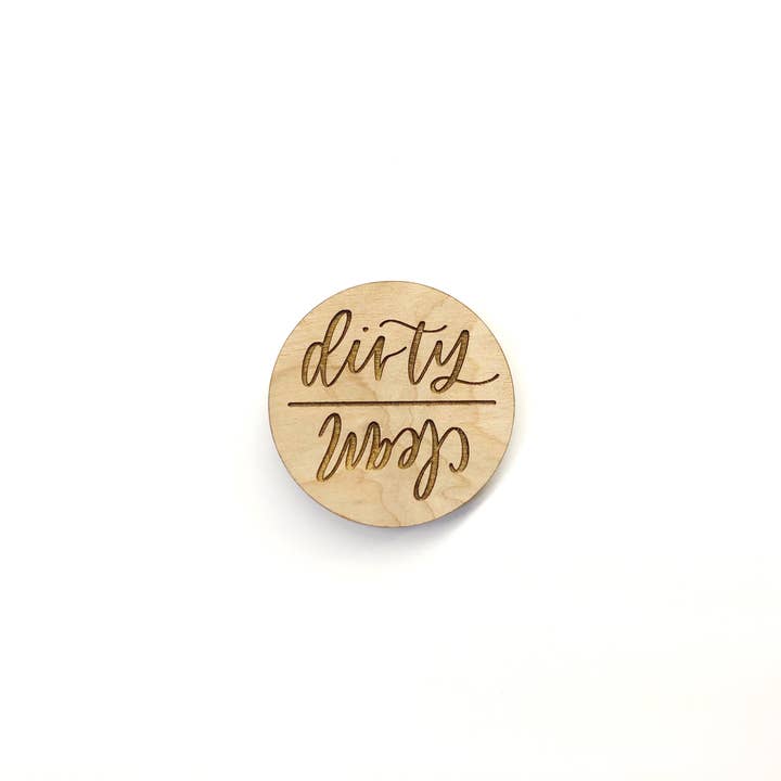 Nicole Letters - Vente Aimants - Aimant pour lave-vaisselle propre/sale