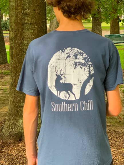 Moon Deer Short Sleeve Tee for wholesale by Southern Chill