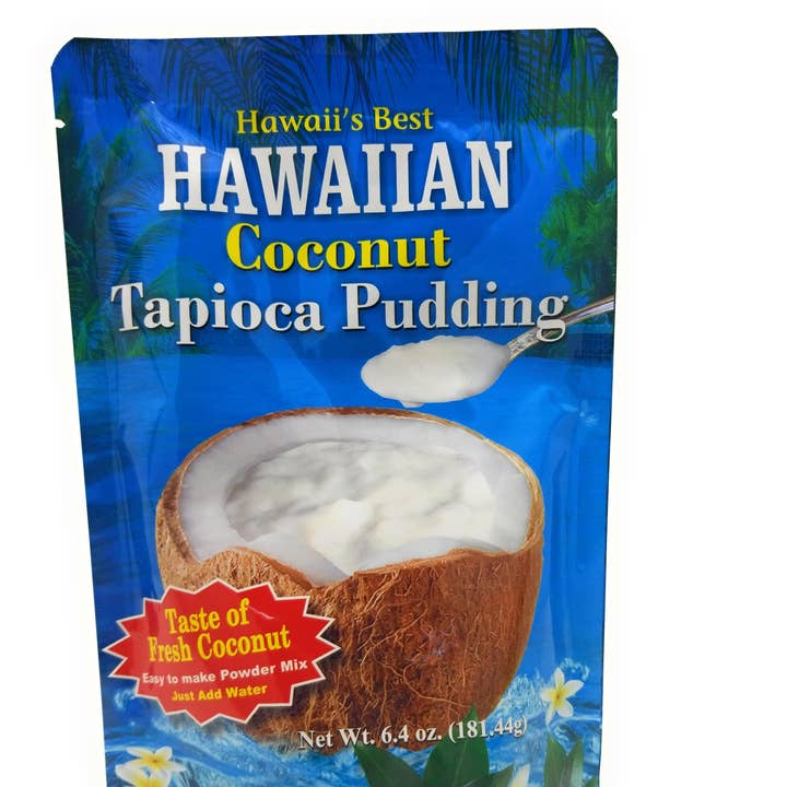 Hawaii's Best Hawaiian Coconut Tapioca Pudding - 6.4oz All-Natural Mix for wholesale by Mulvadi Corporation