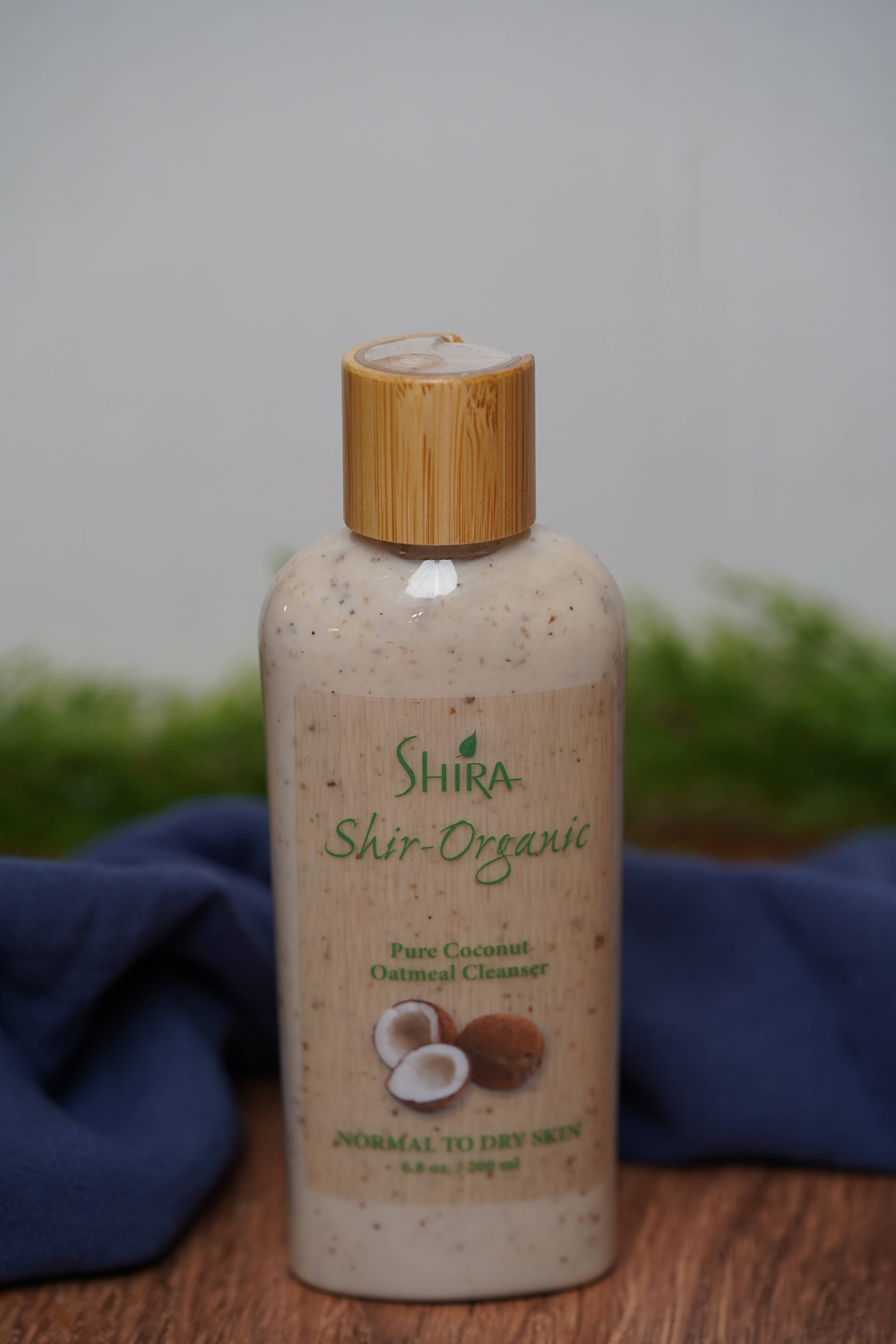 Shira Esthetics - Wholesale Facial Cleanser - Shir-Organic Coconut Oatmeal Cleanser 200 ml.5