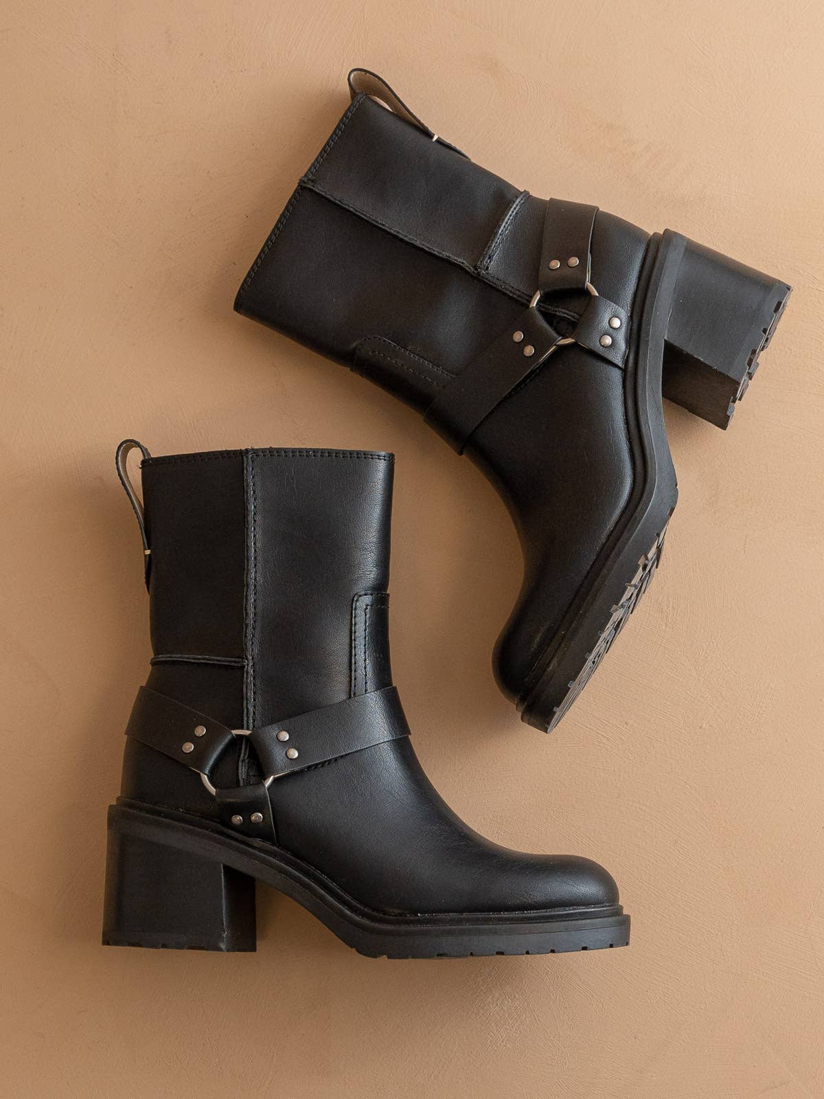 The Clyde | Black Moto Ankle Boot for wholesale on Faire3