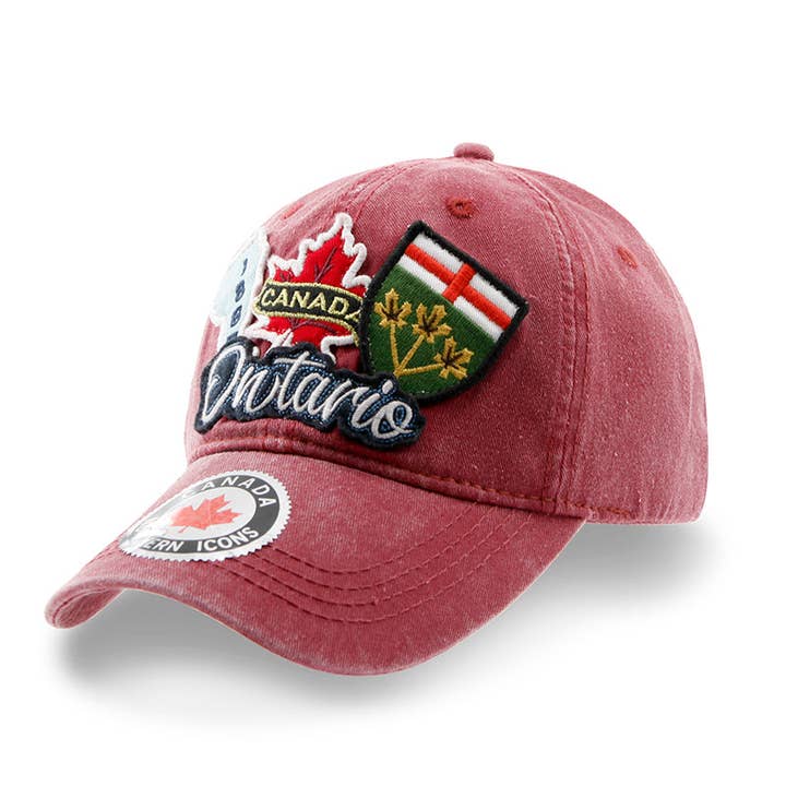 Ontario Patch Embroidery Province Cap for wholesale by Northern Icons Canada