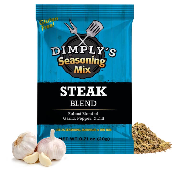 Dimply's Steak Seasoning mix for wholesale by Dimply's