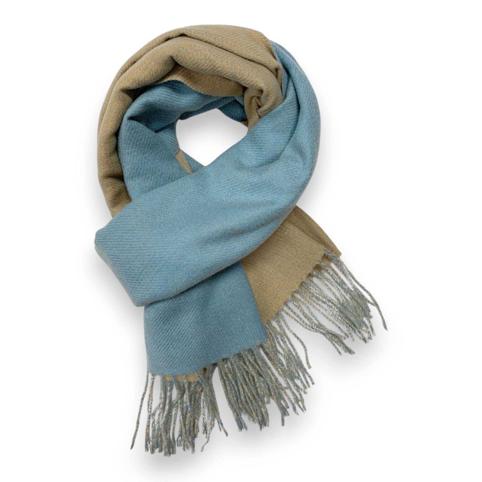 Lili Scarves (US Duty Free) - Wholesale Sjaal - Dames - Premium tweekleurige winter sjaal van kasjmiermix2