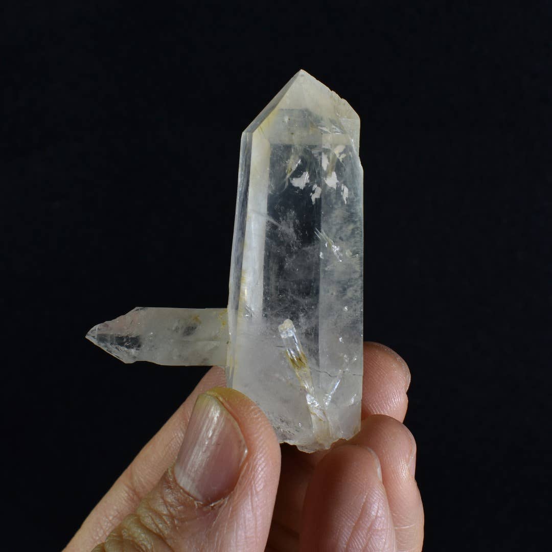 Calder Crystals - Wholesale Spiritual Stone/Crystal - Lemurian Quartz Twin Cluster Wand from Colombia - 8 Optio #22